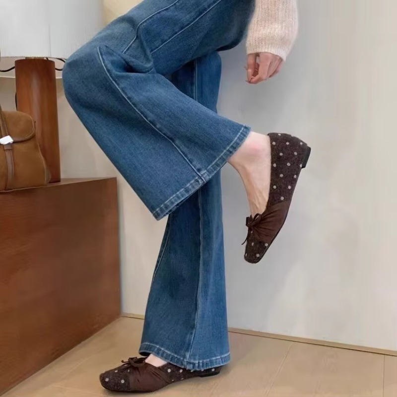 Women Polka Dot Woolen Ballet  - Boots recension och pris