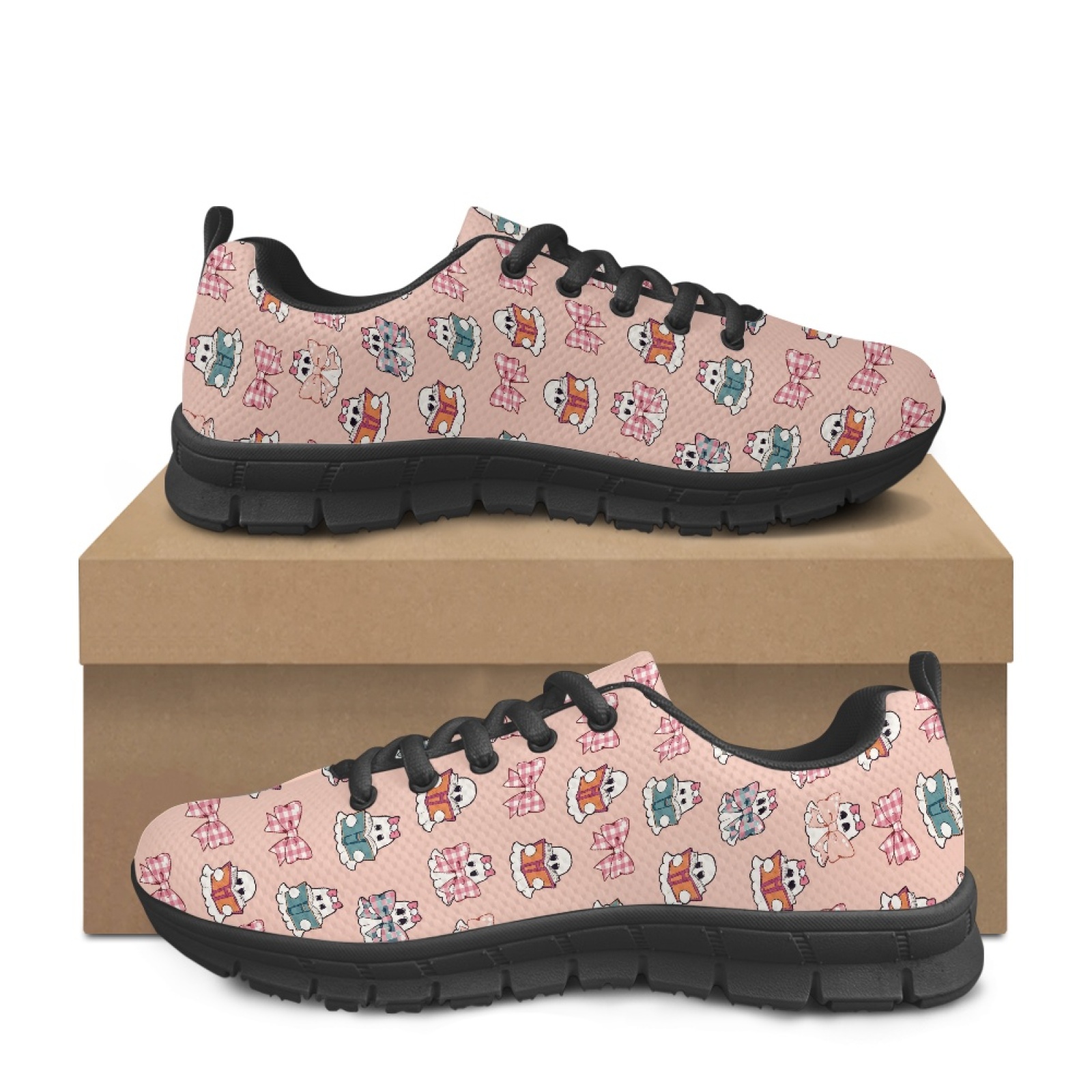 Coloranimal Ghost and Bow Prin - Shock Absorbing Gym Trainers recension och pris