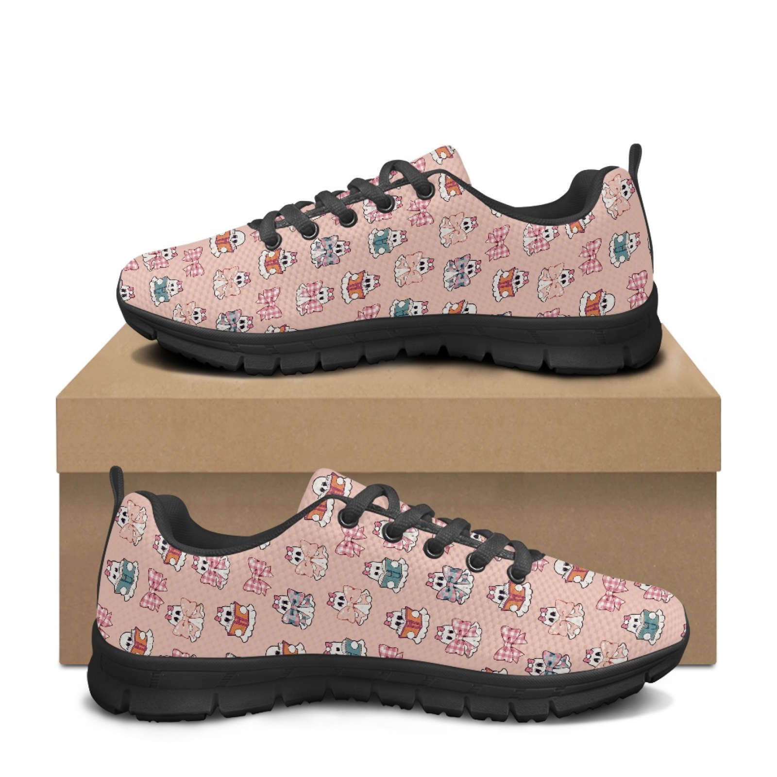Coloranimal Ghost and Bow Prin - Shock Absorbing Gym Trainers recension och pris