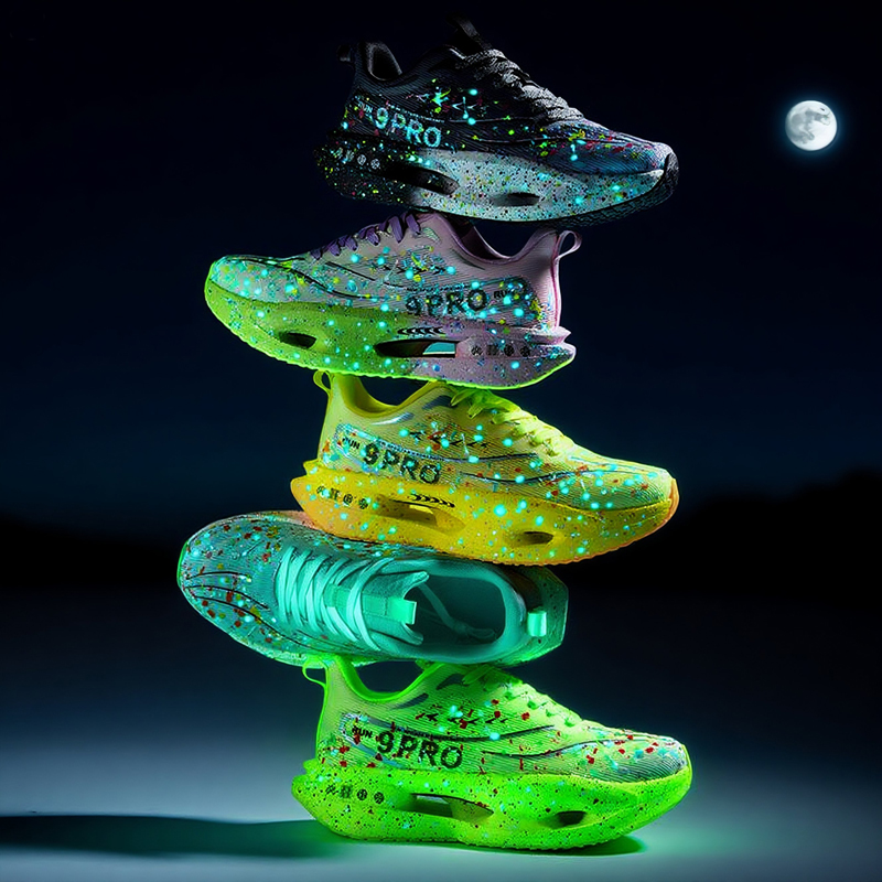New Soft Sole Cushioning Men's - Reflective Night Running Shoes recension och pris